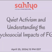 Reflecting on our webinar: Quiet Activism and Understanding the Psychosocial Impacts of Female Genital Cutting